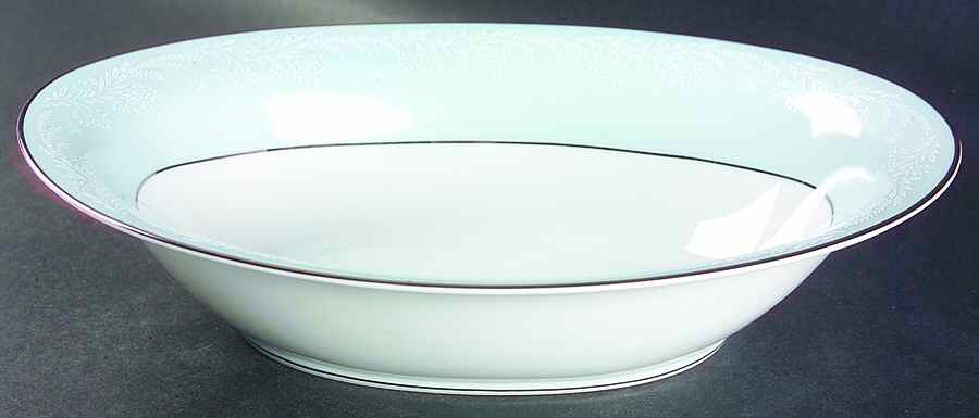 Bluetta 10" Oval Vegetable Bowl by Noritake-1
