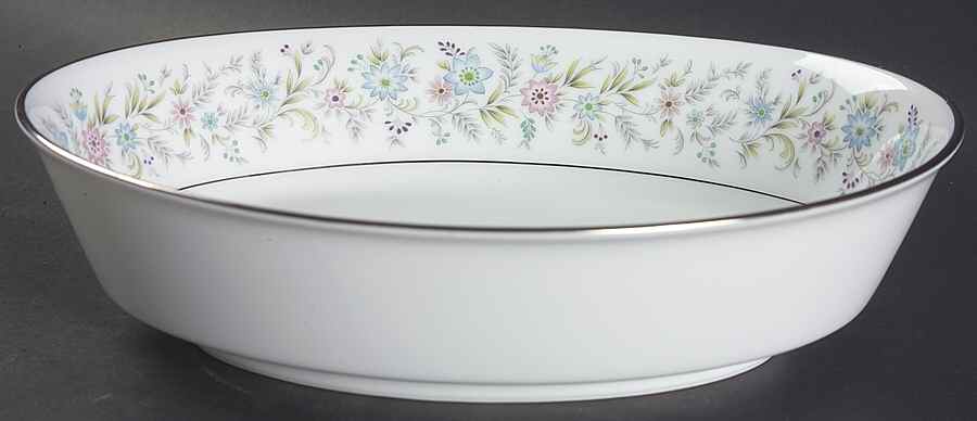 Blythe 9" Oval Vegetable Bowl by Noritake-1