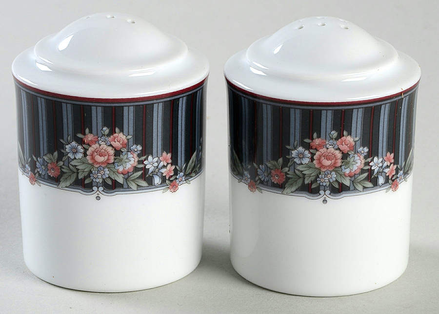 Border Bouquet Salt & Pepper Set by Noritake-1