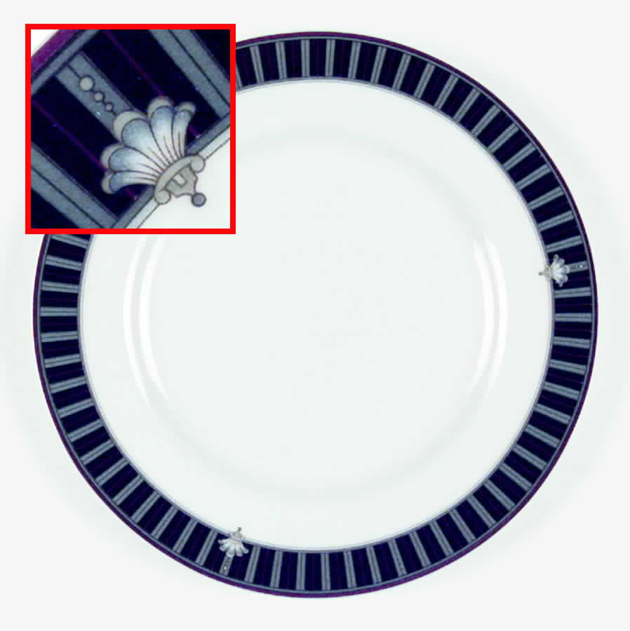 Border Bouquet Salad Plate by Noritake-1