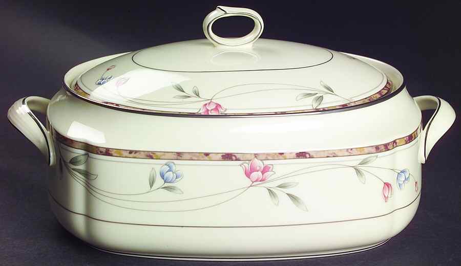 Bois Jolie Oval Covered Vegetable by Noritake-1