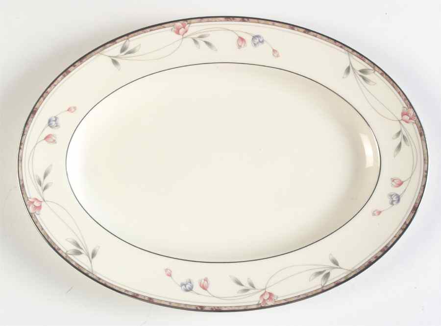 Bois Jolie 14" Oval Serving Platter by Noritake-1