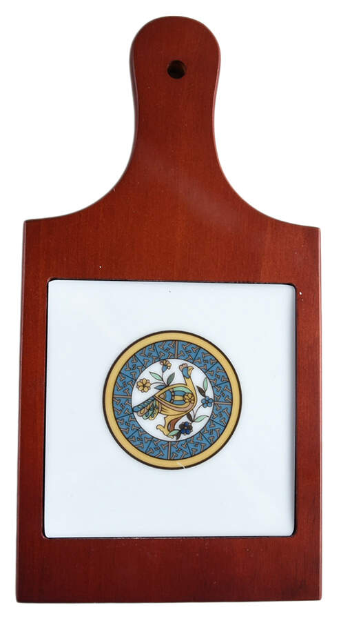 Boliska 10" Rosewood Cheese Board with Tile  HC by Noritake-1