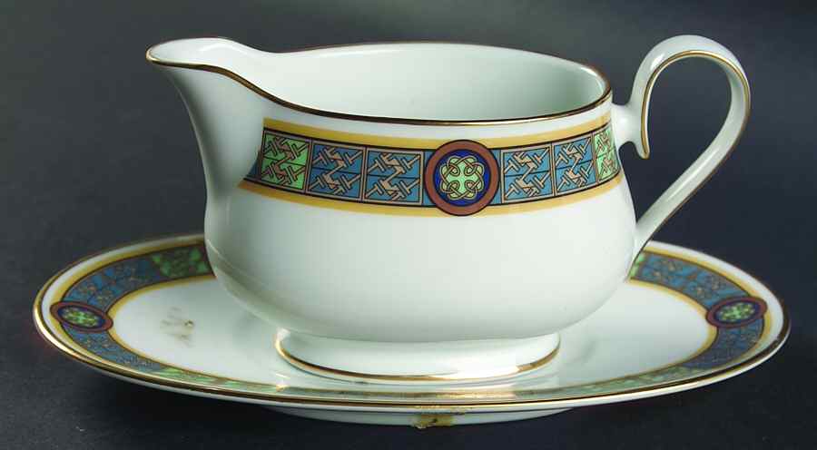 Boliska Gravy Boat & Underplate by Noritake-1