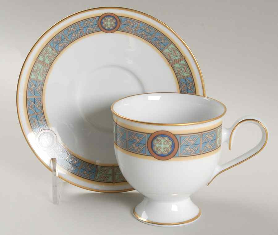Boliska Footed Cup & Saucer Set by Noritake-1