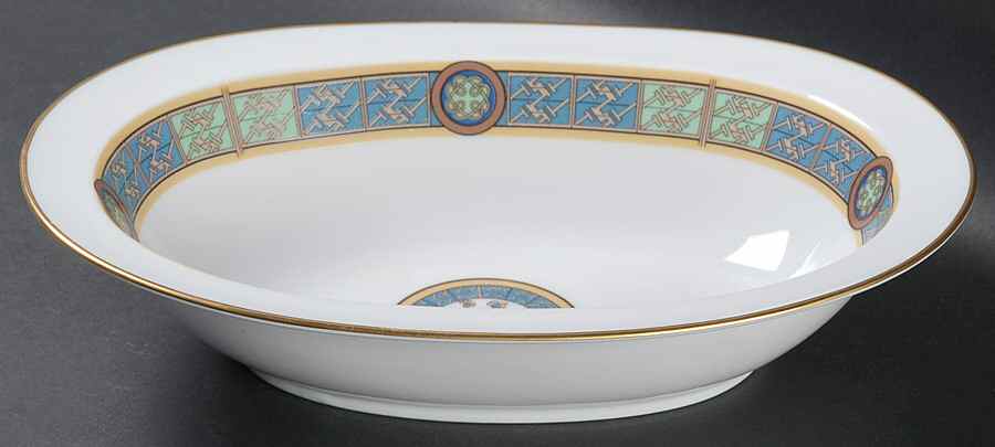 Boliska 10" Oval Vegetable Bowl by Noritake-1