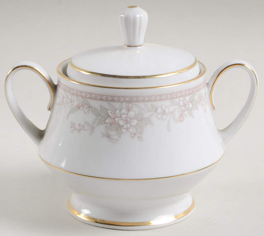 Bonaventure Sugar Bowl & Lid by Noritake-1