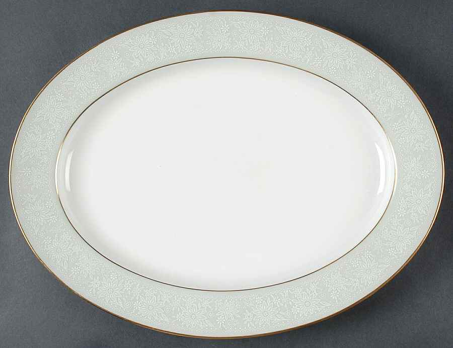 Bonjour 13" Oval Serving Platter by Noritake-1