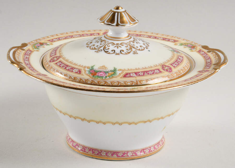 Bonnat Sugar Bowl & Lid by Noritake-1