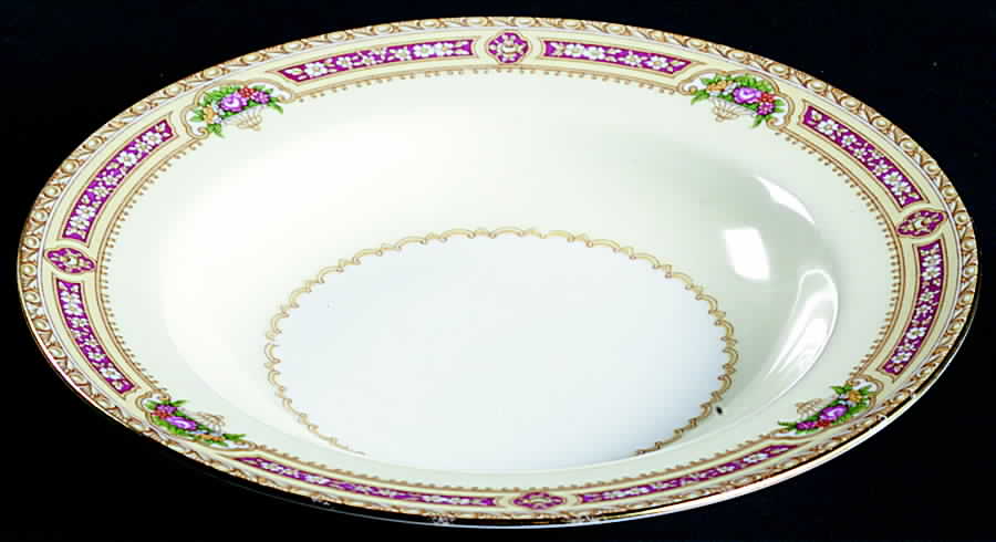 Bonnat Rim Soup Bowl by Noritake-1