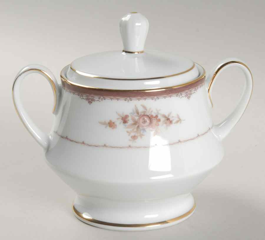 Bordeaux Sugar Bowl & Lid by Noritake-1