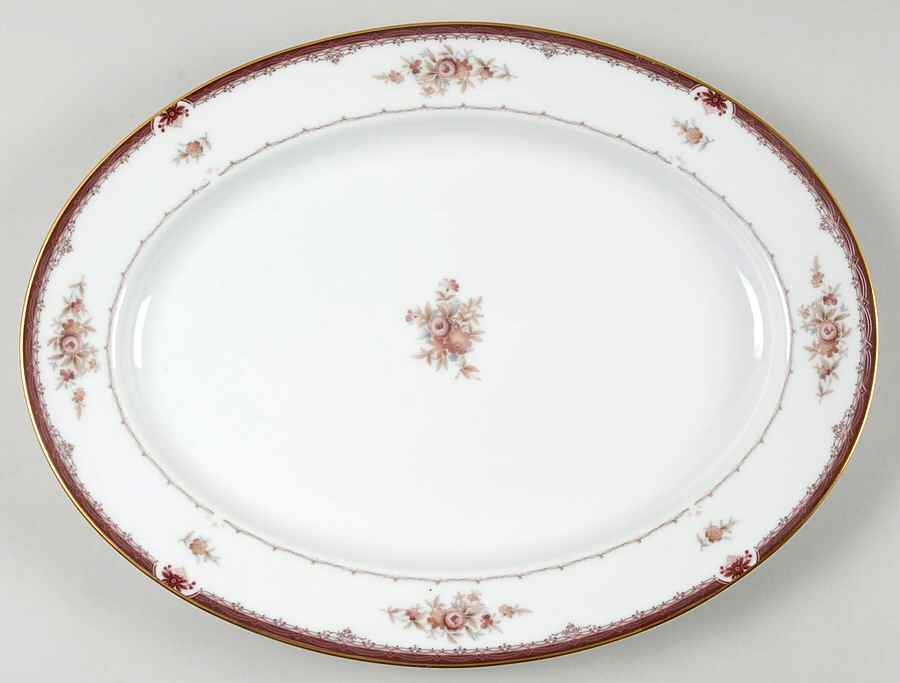Bordeaux 13" Oval Serving Platter by Noritake-1