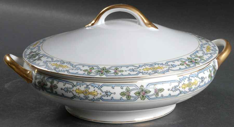Bordeaux Round Covered Vegetable by Noritake-1