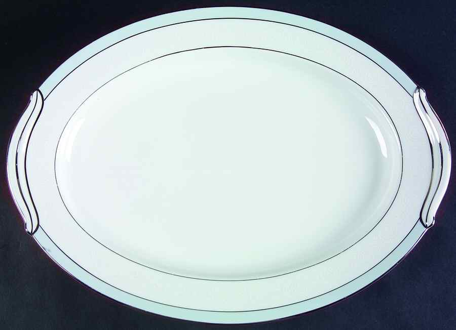 Brandon 16" Oval Serving Platter by Noritake-1