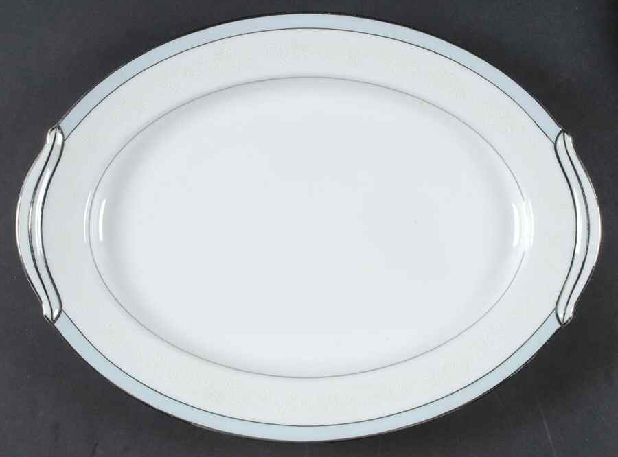 Brandon 13" Oval Serving Platter by Noritake-1