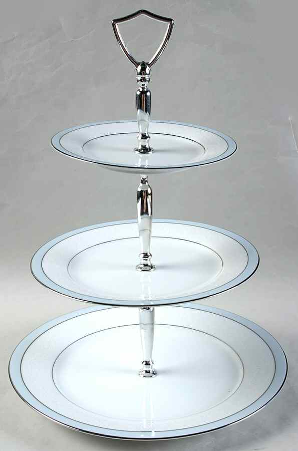 Brandon 3-Tiered Serving Tray (DP, SP, BB) by Noritake-1