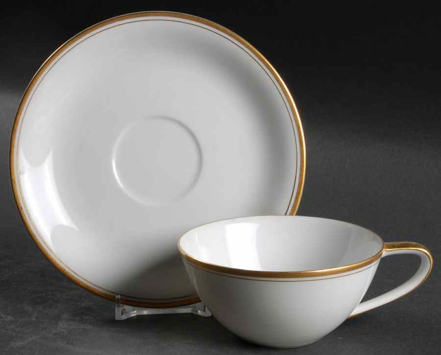 Bradford Flat Cup & Saucer Set by Noritake-1