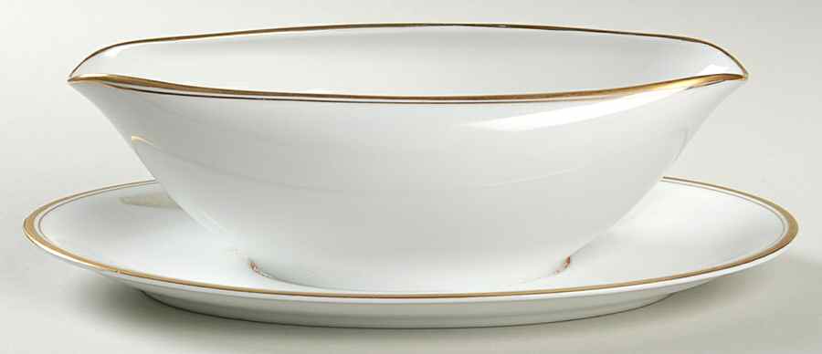 Bradford Gravy Boat with Attached Underplate by Noritake-1