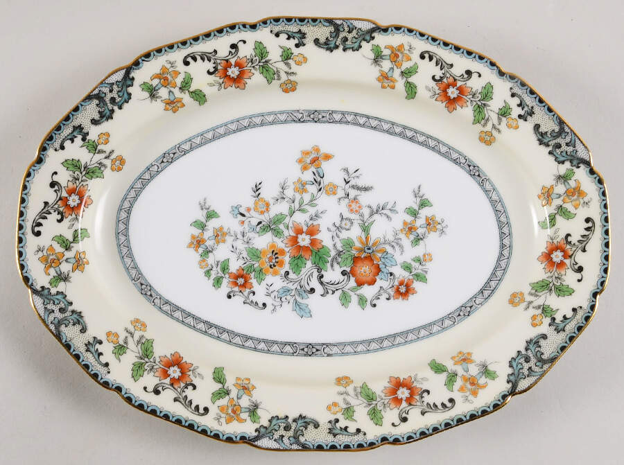 Brangane 11" Oval Serving Platter by Noritake-1
