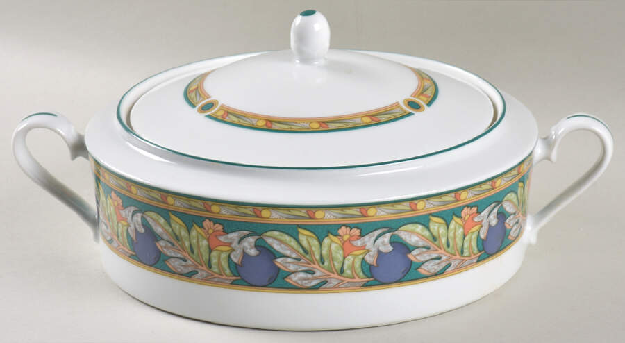 Brandywine Round Covered Vegetable by Noritake-1