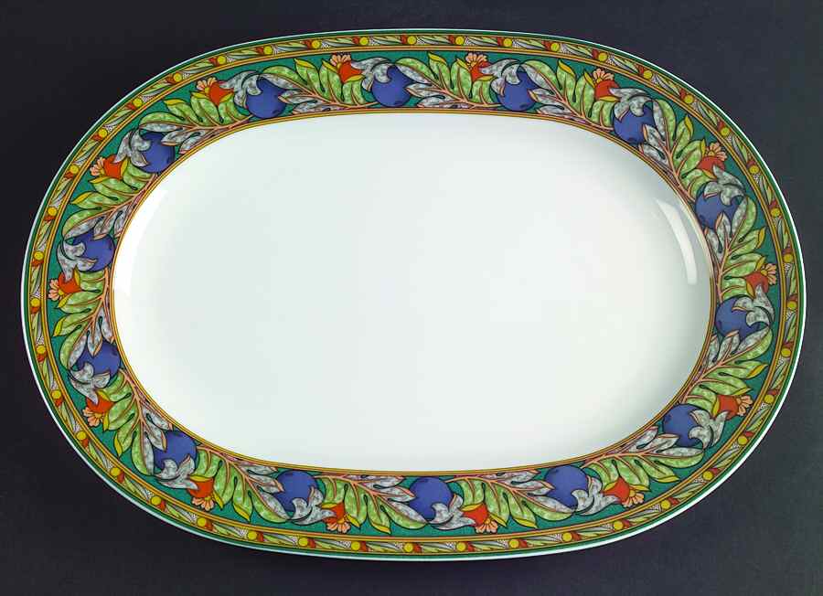 Brandywine 14" Oval Serving Platter by Noritake-1