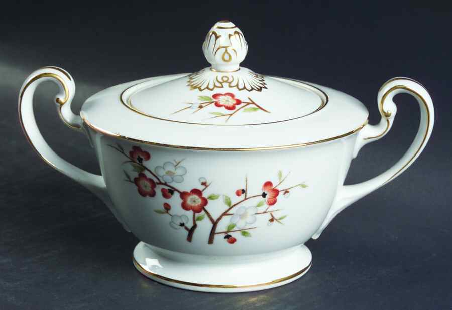 Brenda Sugar Bowl & Lid by Noritake-1