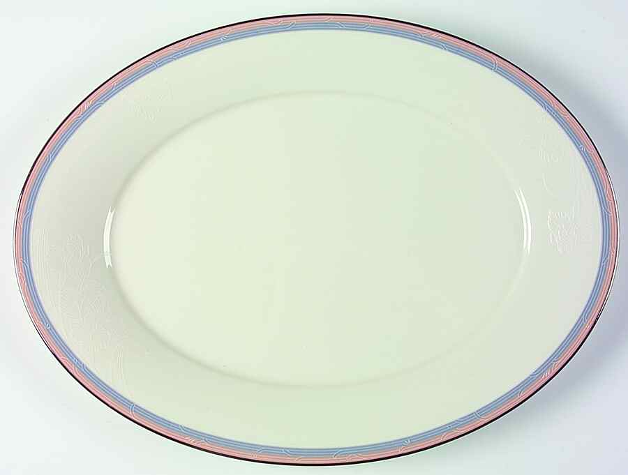 Breathless 15" Oval Serving Platter by Noritake-1
