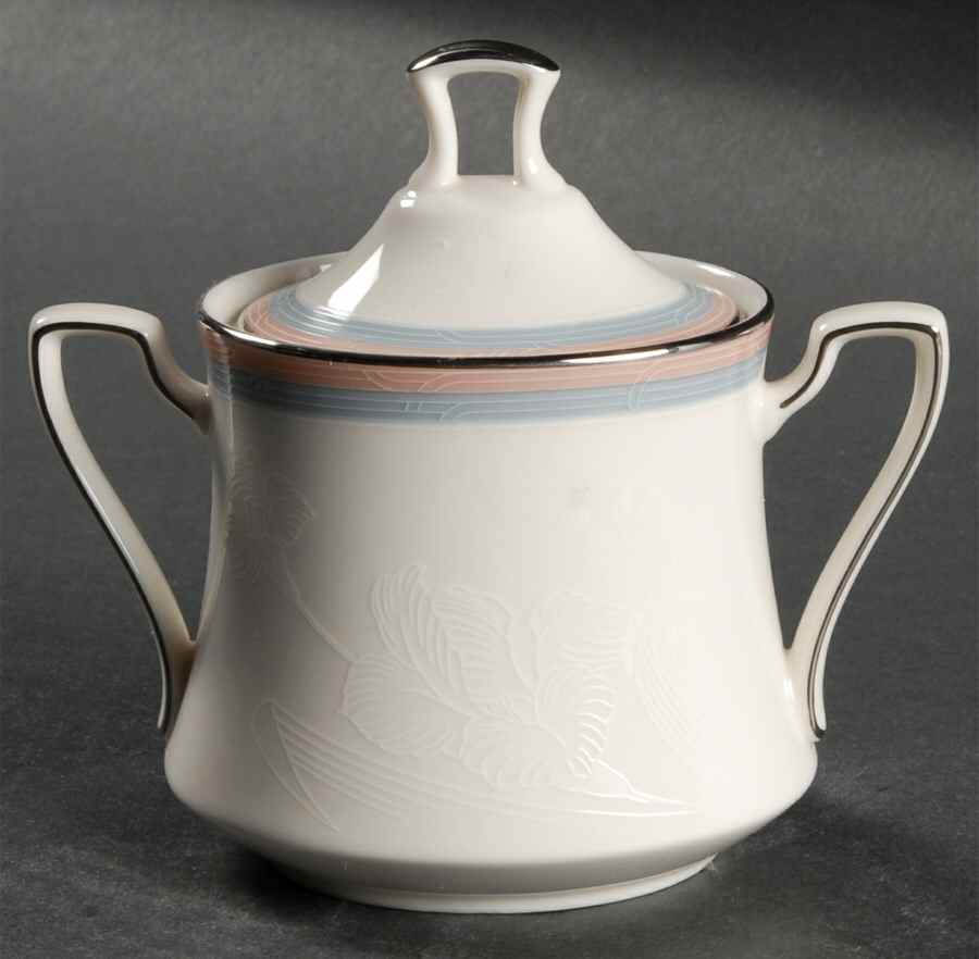 Breathless Sugar Bowl & Lid by Noritake-1