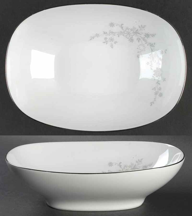 Breeze 10" Oval Vegetable Bowl by Noritake-1