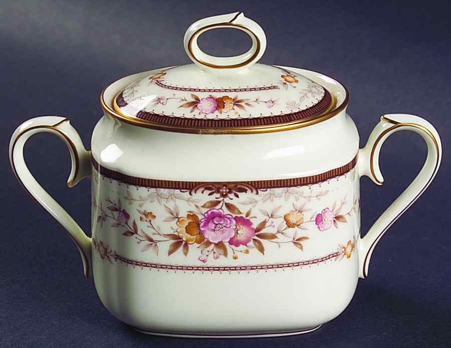 Brently Sugar Bowl & Lid by Noritake-1