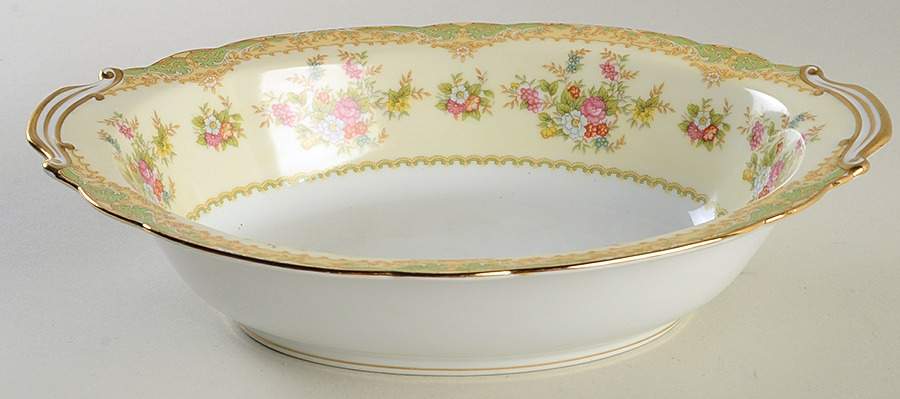 Breton 10" Oval Vegetable Bowl by Noritake-1
