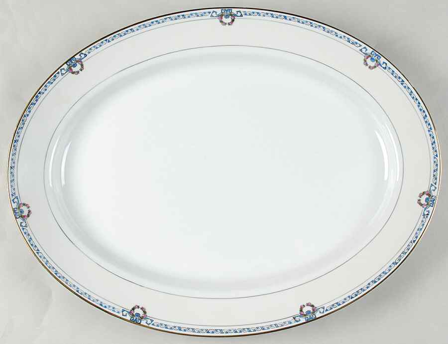 Briarcliffe 16" Oval Serving Platter by Noritake-1