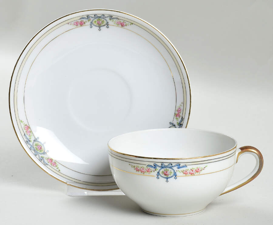 Briarhurst Flat Cup & Saucer Set by Noritake-1