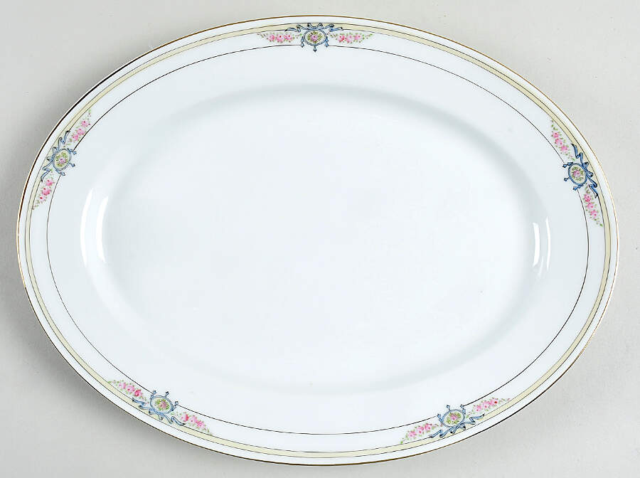 Briarhurst 11" Oval Serving Platter by Noritake-1