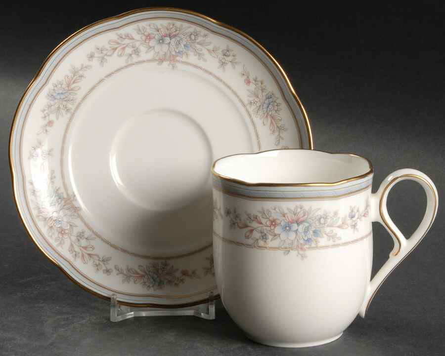 Bridgehampton Flat Cup & Saucer Set by Noritake-1