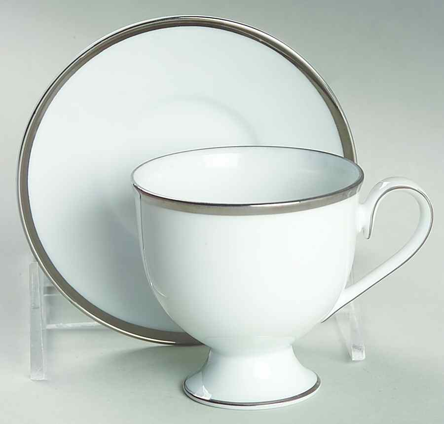 Brigette Footed Demitasse Cup & Saucer Set by Noritake-1