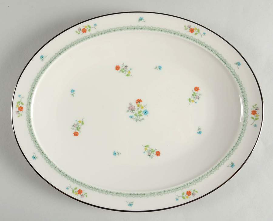 Brittany 14" Oval Serving Platter by Noritake-1