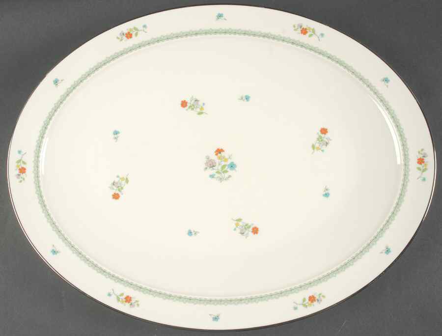 Brittany 16" Oval Serving Platter by Noritake-1
