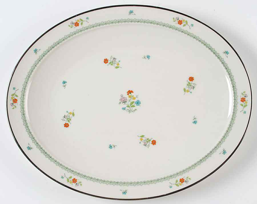 Brittany 13" Oval Serving Platter by Noritake-1