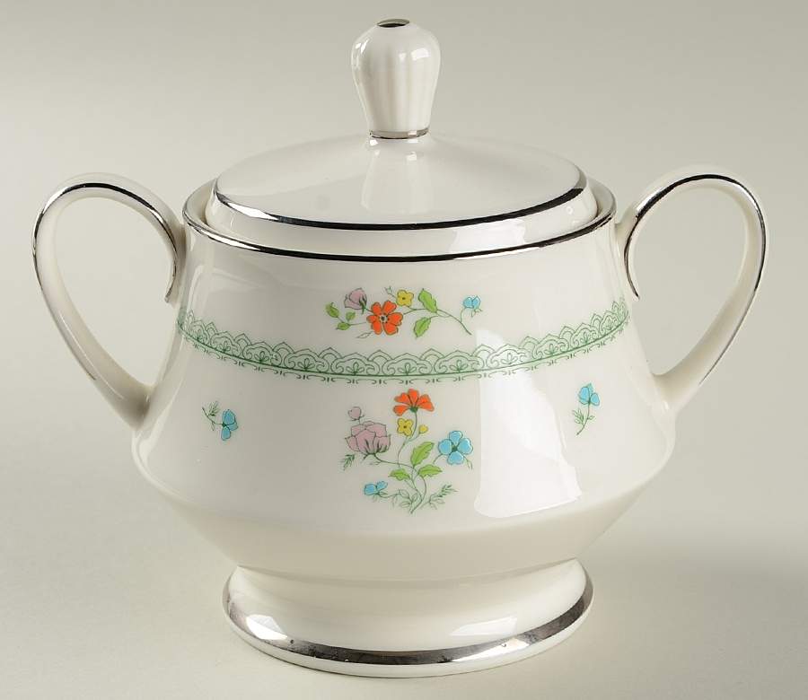Brittany Sugar Bowl & Lid by Noritake-1
