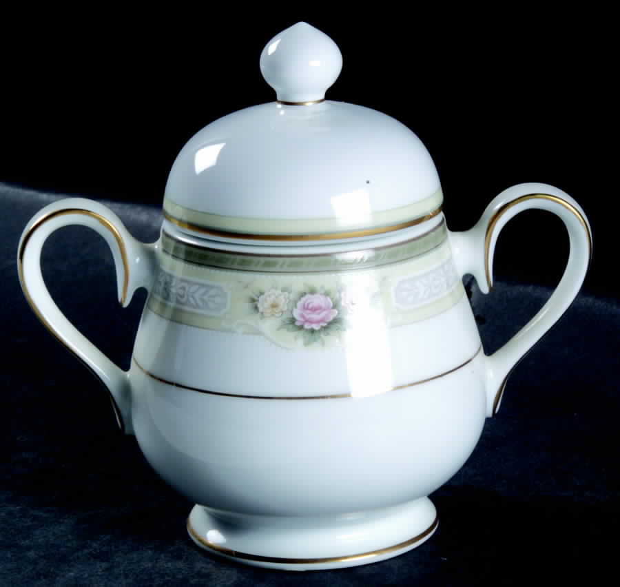 Bromley Sugar Bowl & Lid by Noritake-1