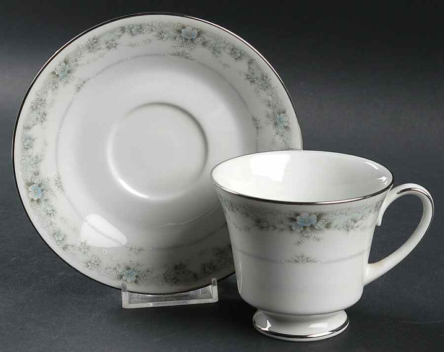 Brookfield Footed Cup & Saucer Set by Noritake-1