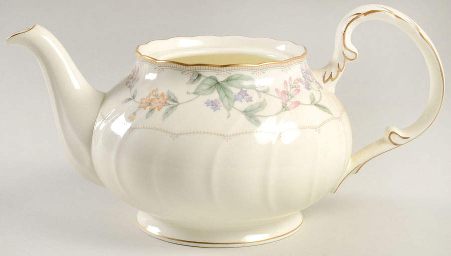 Brookhollow Teapot No Lid by Noritake-1