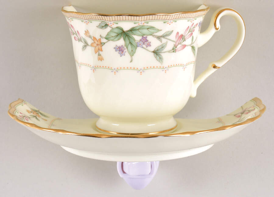 Brookhollow 4 3/8"-4 5/8" Night Light/Cup & Saucer HC by Noritake-1
