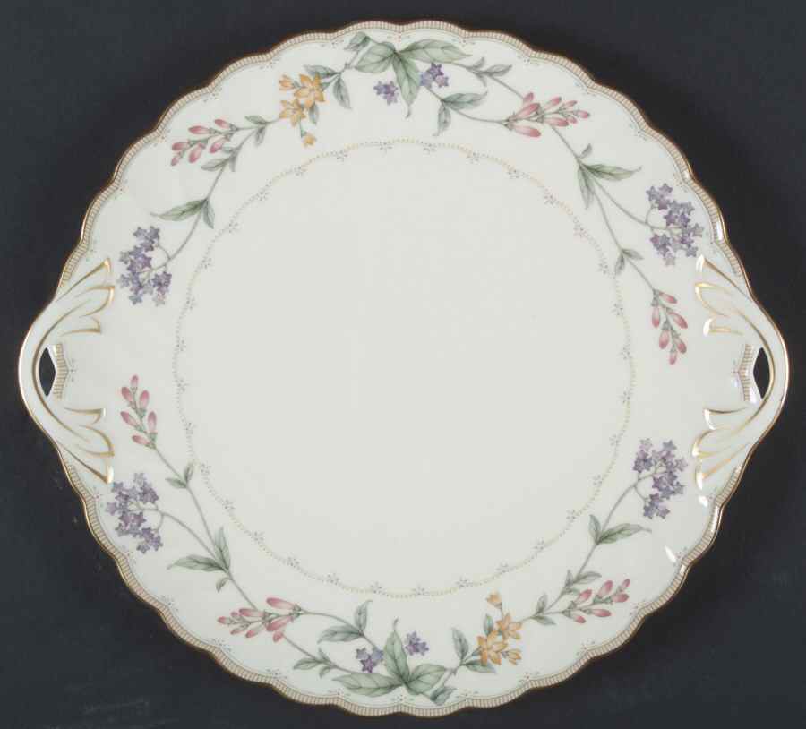 Brookhollow Handled Cake Plate by Noritake-1