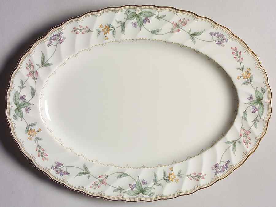Brookhollow 12" Oval Serving Platter by Noritake-1