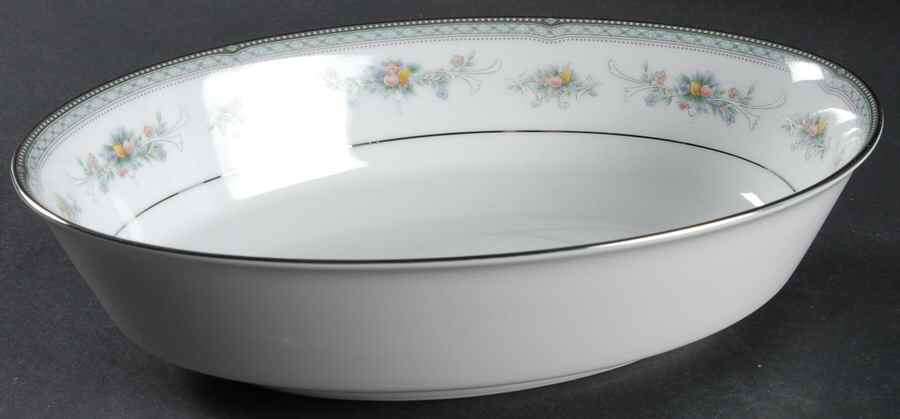 Brookvale 9" Oval Vegetable Bowl by Noritake-1