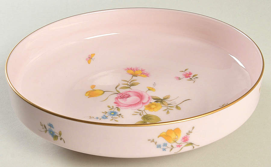 Bridal Rose 8" Round Vegetable Bowl by Noritake-1