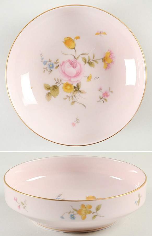 Bridal Rose Fruit/Dessert (Sauce) Bowl by Noritake-1