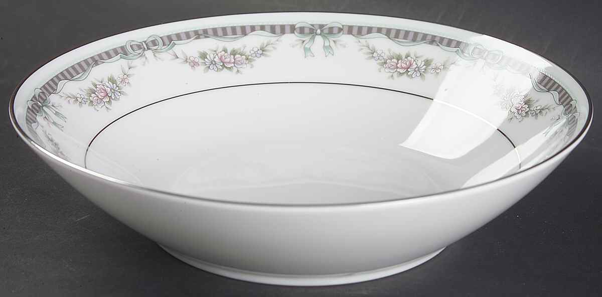 Bridal Ribbon Coupe Soup Bowl by Noritake-1